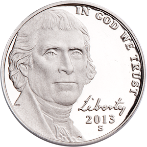 2013-S Jefferson Nickel Main Image