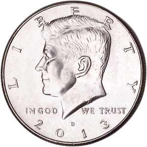 2013-D Kennedy Half Dollar Main Image