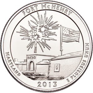 2013-S Unc. Fort McHenry National Monument and Historic Shrine Quarter Main Image