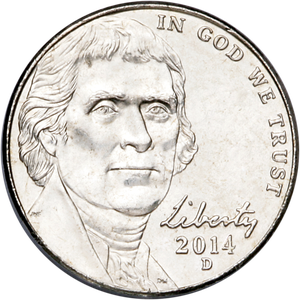 2014-D Jefferson Nickel Main Image