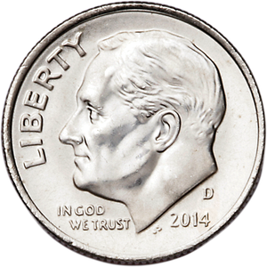 2014-D Roosevelt Dime Main Image