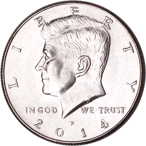 2014-P Kennedy Half Dollar Main Image