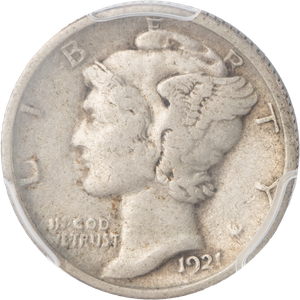 1921 Mercury Dime Main Image