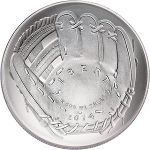 2014 National Baseball Hall of Fame Silver Dollar Main Image