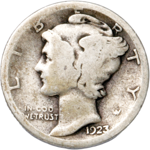 1923-S Mercury Dime Main Image