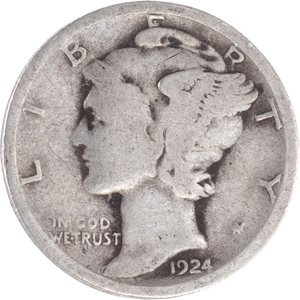 1924 Mercury Dime G Main Image