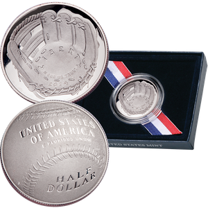 2014-S Baseball Hall of Fame Clad Half Dollar Main Image