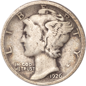 1926 Mercury Dime Main Image