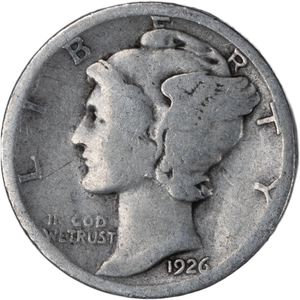 1926 Mercury Dime Main Image