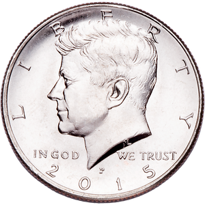 2015-P Kennedy Half Dollar Main Image