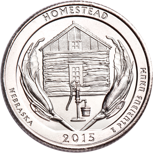 2015-S Unc. Homestead National Monument of America Quarter Main Image