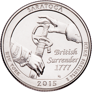 2015-S Unc. Saratoga National Historical Park Quarter Main Image