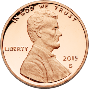 2015-S Lincoln Head Cent Main Image