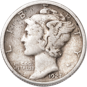 1927 Mercury Dime G Main Image