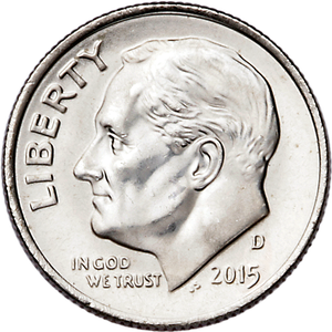 2015-D Roosevelt Dime Main Image