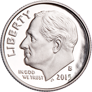 2015-S Roosevelt Dime Main Image