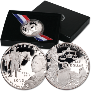2015-S U.S. Marshals Service Commemorative Clad Half Dollar Main Image