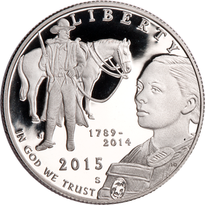 2015-S U.S. Marshals Service Commemorative Clad Half Dollar Main Image