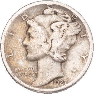 1927-D Mercury Dime CIRC Main Image