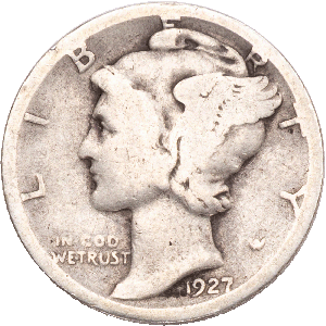 1927-S Mercury Dime Main Image