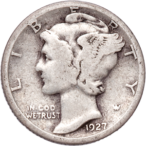 1927-S Mercury Dime Main Image