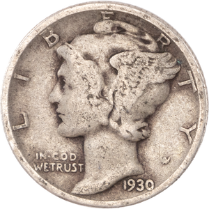 1930 Mercury Dime G Main Image