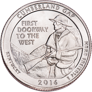 2016-S Unc. Cumberland Gap National Historical Park Quarter Main Image