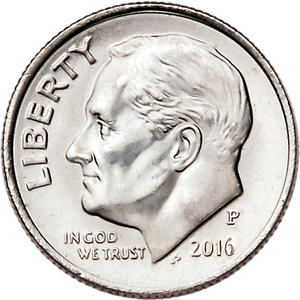 2016-P Roosevelt Dime Main Image