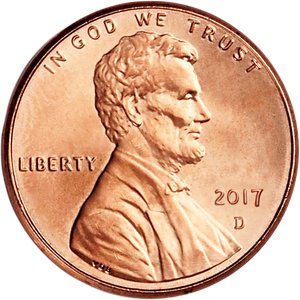 2017-D Lincoln Head Cent Main Image