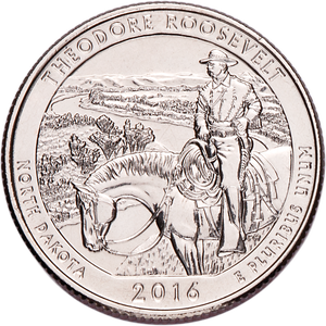 2016-S Unc. Theodore Roosevelt National Park Quarter Main Image