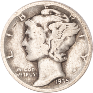 1935-D Mercury Dime CIRC Main Image