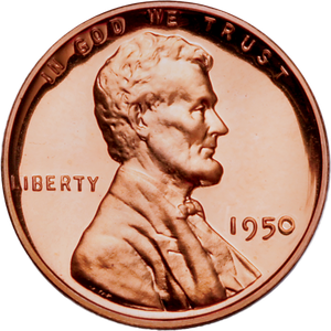 1950 Lincoln Head Cent Main Image