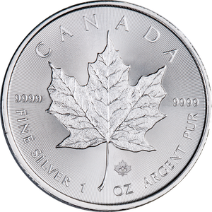 2018 Canada Silver $5 Maple Leaf Main Image