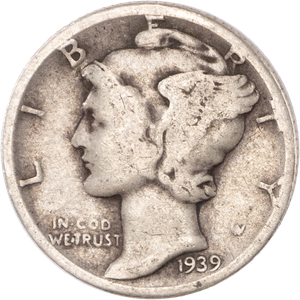 1939 Mercury Dime G Main Image