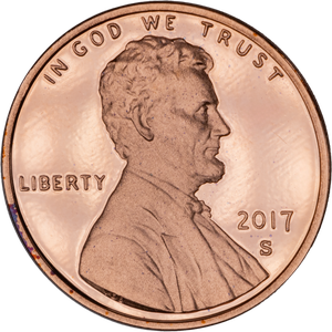 2017-S Lincoln Head Cent Main Image