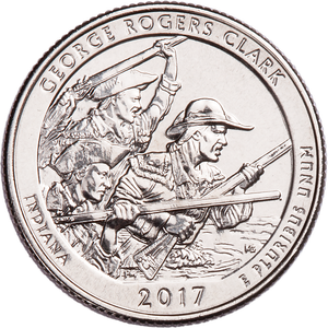 2017-S Unc. George Rogers Clark National Historical Park Quarter Main Image