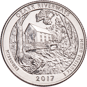2017-S Unc. Ozark National Scenic Riverways Quarter Main Image