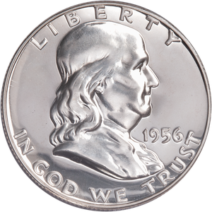 1956 Type 2 Franklin Silver Half Dollar Main Image