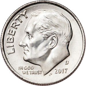 2017-D Roosevelt Dime Main Image