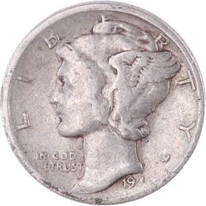 1940-S Mercury Dime Main Image