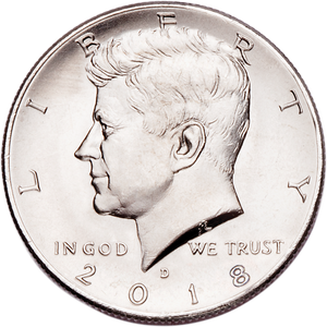 2018-D Kennedy Half Dollar Main Image