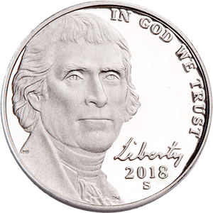 2018-S Jefferson Nickel Main Image