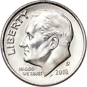 2018-D Roosevelt Dime Main Image