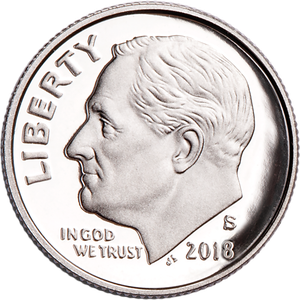 2018-S Roosevelt Dime Main Image