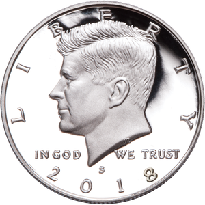 2018-S Clad Kennedy Half Dollar Main Image