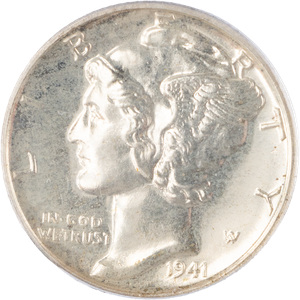 1941 Mercury Dime Proof PR66 Main Image