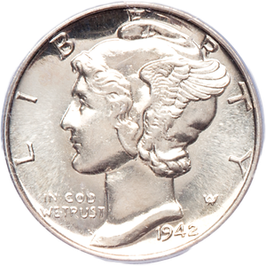 1942 Mercury Dime Proof Main Image