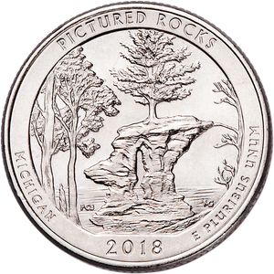 2018-S Unc. Pictured Rocks National Lakeshore Quarter Main Image