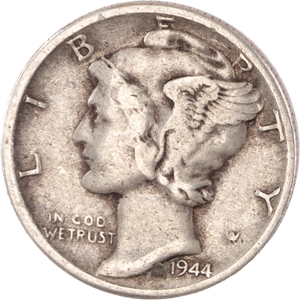 1944-D Mercury Dime VF Main Image