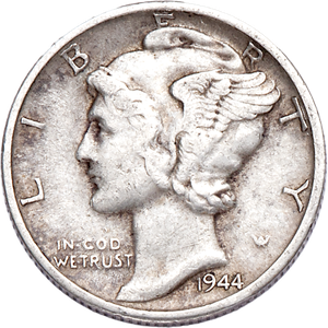 1944-S Mercury Dime CIRC Main Image